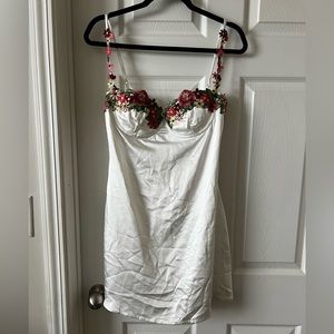 Princess Polly Kenzie Mini Dress in White! Size 8! Brand New w/ Tags!